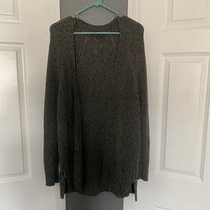 AE women’s dark green cardigan